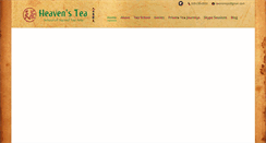 Desktop Screenshot of heavenstea.com